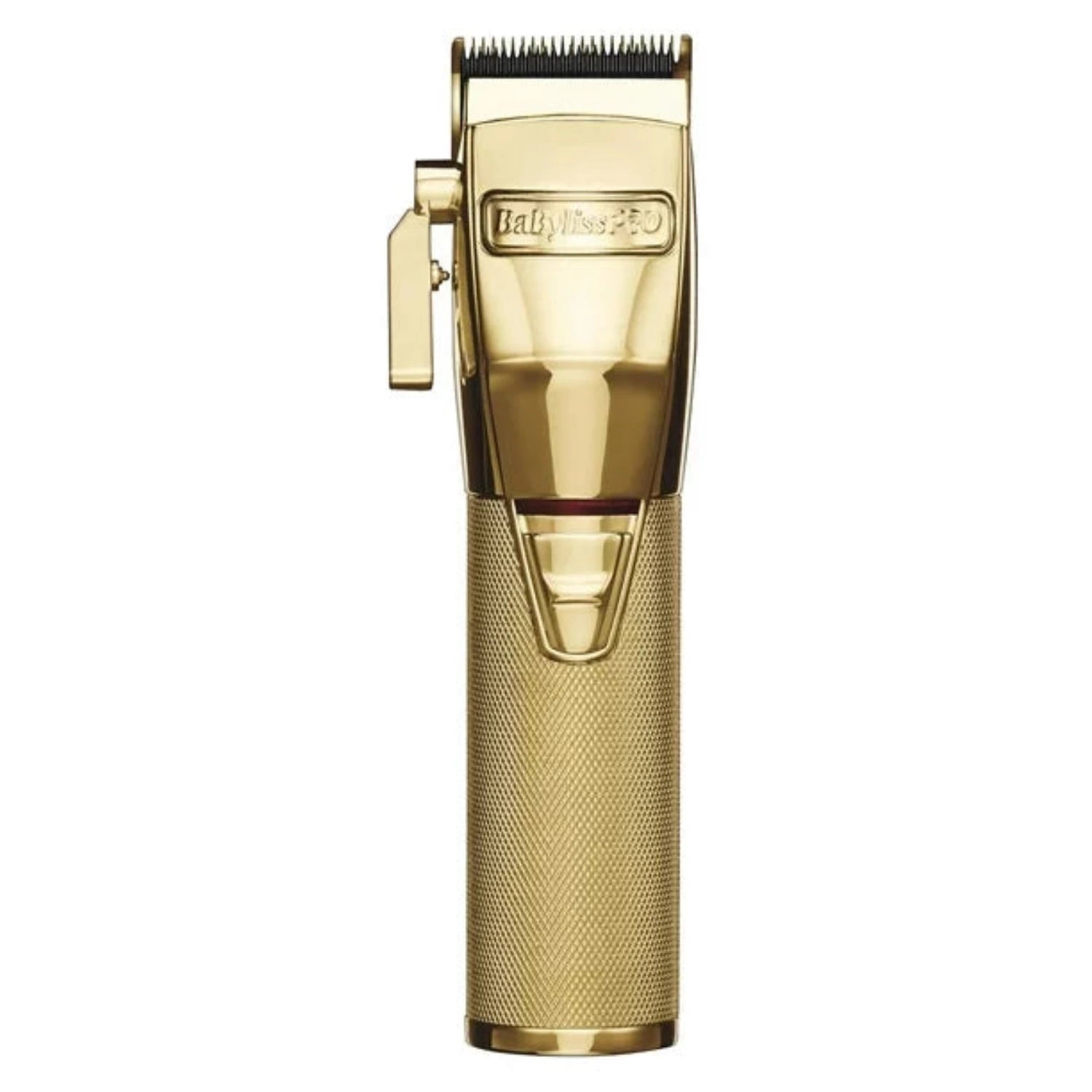 BabylissPro Metal Lithium GoldFX Clipper FX870G – Professional cordless hair clipper with a sleek gold metal finish and ergonomic design.