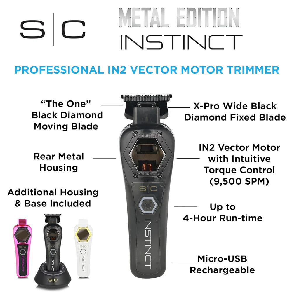 StyleCraft Instinct Metal Trimmer & Uno 2.0 Shaver