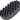 Rubber curl sponge twist brush for defining curls and coils on afro-textured hair