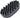 Rubber curl sponge twist brush for defining curls and coils on afro-textured hair