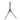Prime Supplies Height-Adjustable Wig Stand Tripod 80  cm up to 160 cm