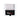 Barber brush with black handle and white bristles in a clear packaging on a white background