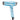 Close-up view of the BaBylissPRO Nano Titanium Dual Ionic High-Speed Hair Dryer (BNT9100C) in a vibrant blue color, showcasing its sleek design and professional features.