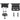 BaBylissPRO Replacement Black Graphite Fine-Tooth T-blade FX707B