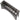 10-slot plastic clipper guard holder for hair tools, black organizer compatible with most clipper sizes
