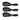 StyleCraft The Fresh Cut Brush – 3 Pack - Black