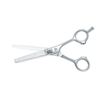 Kasho Green Series 5.5-inch Texturizing Shears with 30 Teeth – Professional Japanese Hair Thinning Scissors (Model KGR-T55-30)