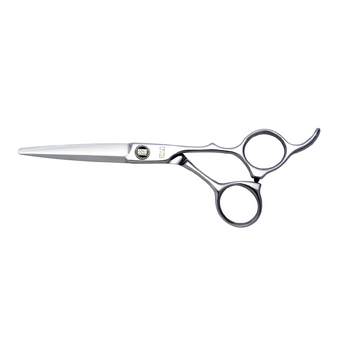 Kasho Sagano 6.0" Offset Hair Cutting Scissors with satin finish and ergonomic handle – model KSG-60 OS