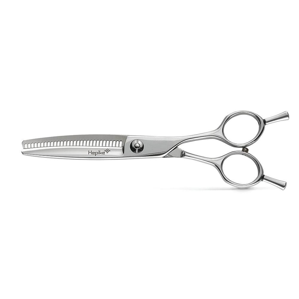Kiepe HEPIKE TH30‑Series 6‑inch Hair Thinning Shears – 30 teeth, ergonomic offset handle, professional texturizing tool
