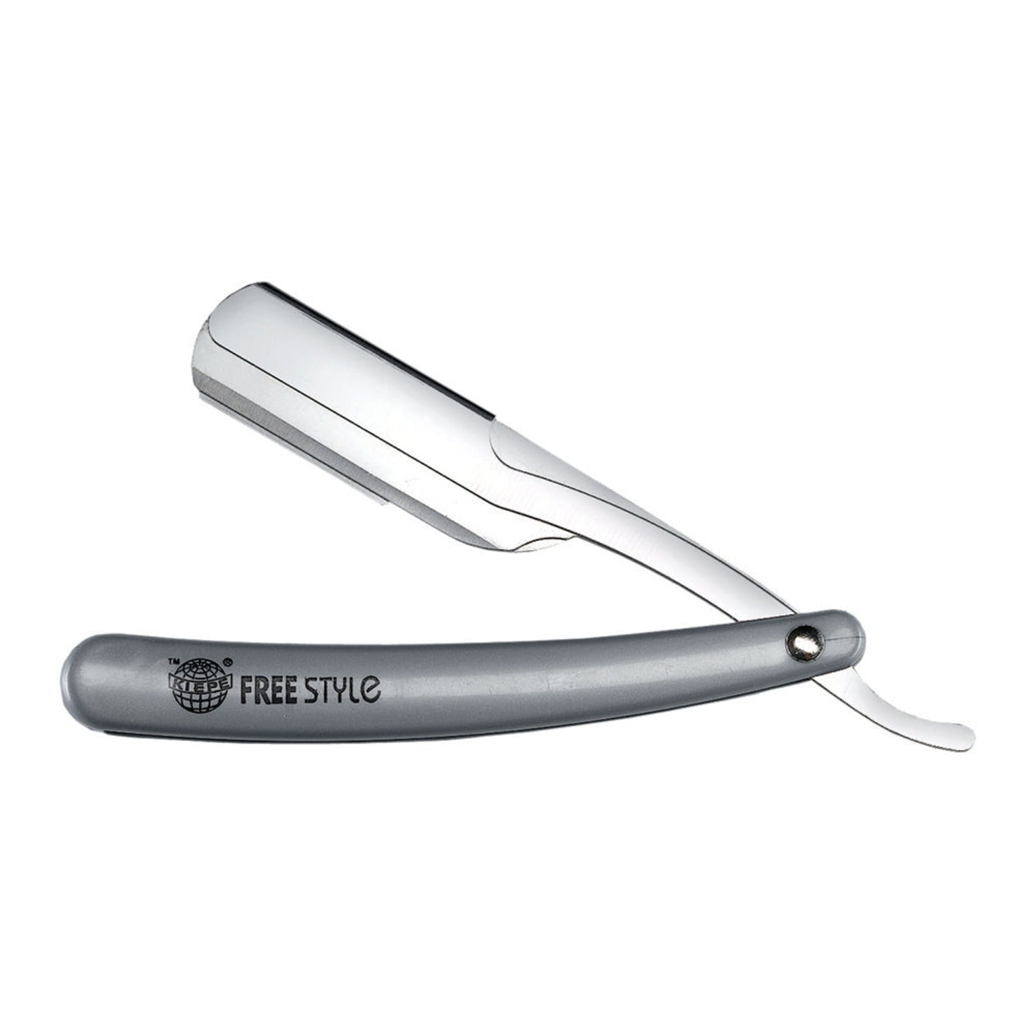 Kiepe PRO Cut Razo Professional Half-Blade Straight Razor with ergonomic plastic handle and stainless steel blade