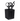 Black professional scissors holder and organizer case with compartments for salon hair tools, combs, and clamps