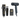 Wahl Black and Gold Barber Combo