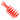 Wide Tooth 3 in 1 Styling Comb - Red