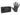 Black nitrile gloves with Level 3 packaging on a white background